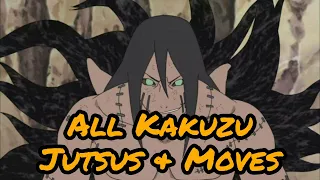 all kakuzu jutsus u0026 moves