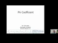 Phi Coefficient