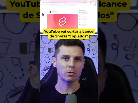 YouTube vai cortar o ALCANCE de Shorts copiados