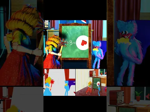 miss delight x huggy wuggy - which image is correct to help? #shorts