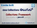 Java Collection Framework Introduction in Telugu by Madhu Core Java in Telugu