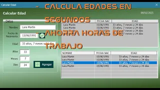 5 9 CALCULATE AGE IN SECONDS IN EXCEL VBA AND SAVE HOURS OF WORK