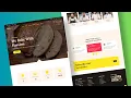 Bakery Website Design - Cake website template