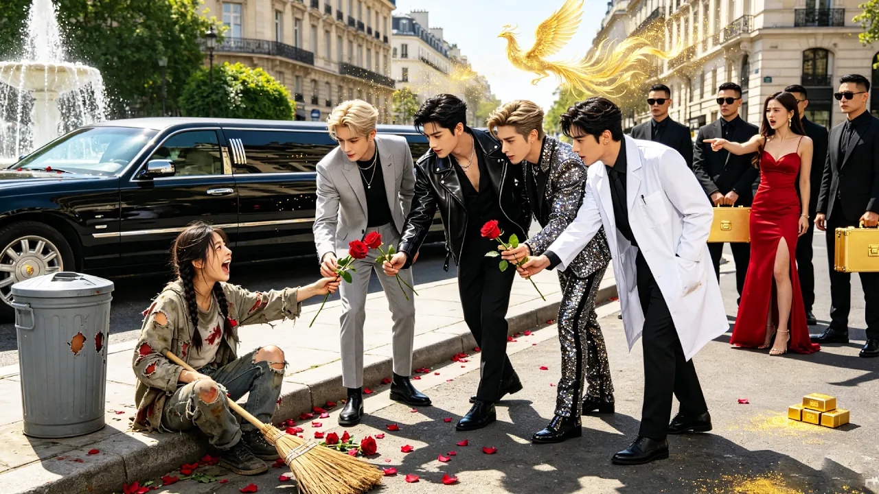 Poor cleaning girl bullied by stepsister. Five top CEOs propose together and dote on her deeply! poster