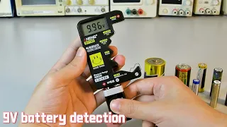 Digital Battery Tester Volt Checker D C AA AAA 9V Button Multiple Size Universal