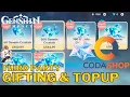 How to Gift Topup in Genshin Impact using CodaShop