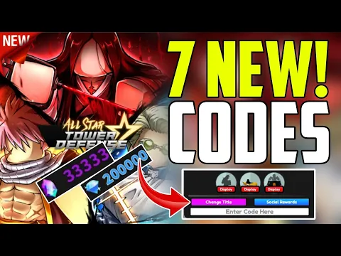 Download MP3 ⚠️NEW CODES!!⚠️ ALL STAR TOWER DEFENSE CODES 2024 - CODES FOR ALL STAR TOWER DEFENSE - ASTD