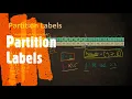 Partition Labels LeetCode 763 Coders Camp