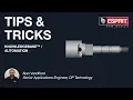 ESPRIT Tips Tricks KnowledgeBase Automation