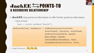 Static Analysis of Java Enterprise Applications - Frameworks and Caches the El
