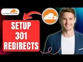How to Set Up 301 Redirects Using Page Rules in Cloudflare Easily 2026