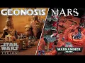 GEONOSIS MARS Gaming Table Star Wars Legion 40k Scenery Tutorial