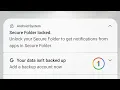 how to stop samsung secure folder notification