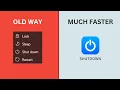 One Click Shutdown Hack No More Struggling to Turn Off your Computer