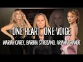 Download Lagu Barbra Streisand, Mariah Carey, Ariana Grande - One Heart, One Voice - Colour Coded Lyrics