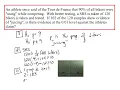 Statistics - One Proportion Hypothesis Test Examples and Type 1 and 2 Error Example