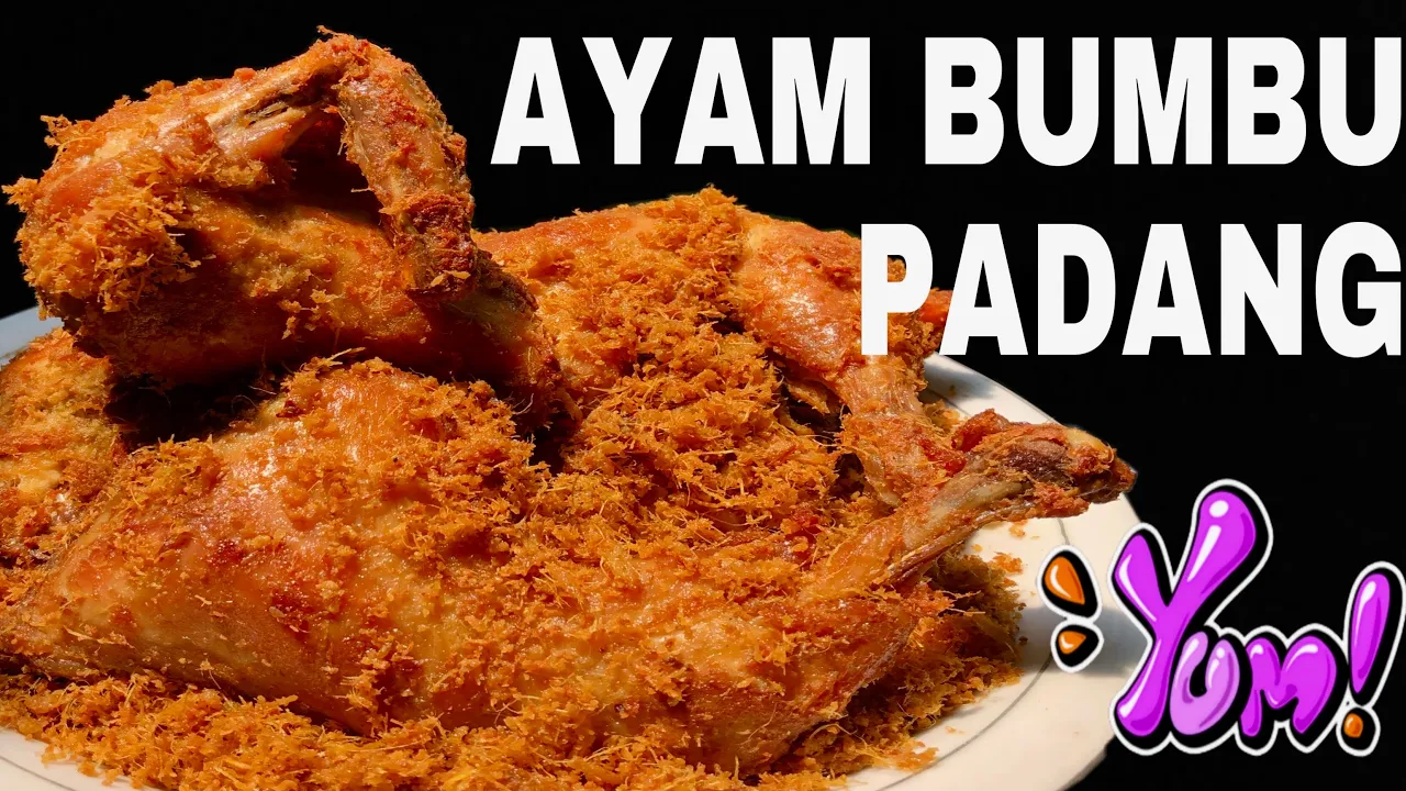 RESEP AYAM GORENG PADANG ENAK BANGET !!