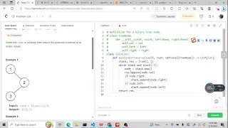Leetcode 145 Binary Tree Postorder Traversal recursive and iterative