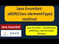 Java EnumSet - allOf Class elementType method EnumSet in Java