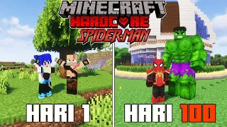100 Hari Minecraft Hardcore Spiderman