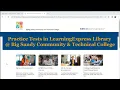 Practice Tests in LearningExpress Library