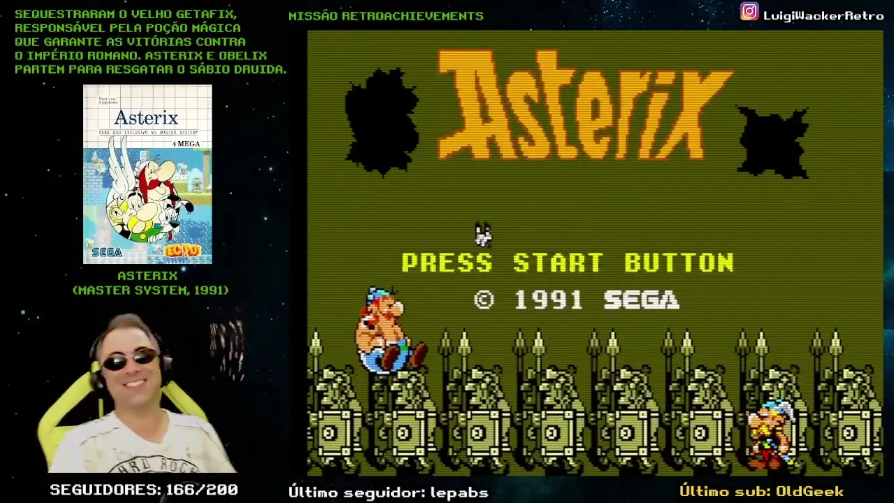 Asterix (Master System) - Fazendo Final