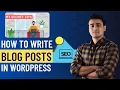 How to Write a Blog Post in WordPress Blog Post kaise likhe SEO Friendly Article Kaise Likhe