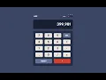 Calculator app main with html css javascript Frontend Mentor challenge