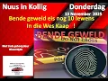 Bende geweld eis nog 10 lewens in die Wes Kaap !