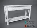 Console Table Modelling and Render 3Ds Max and Corona Render For Beginner