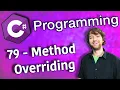C Programming Tutorial 79 - Method Overriding