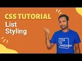 css full course bangla tutorial 55 How to style html list customize list style