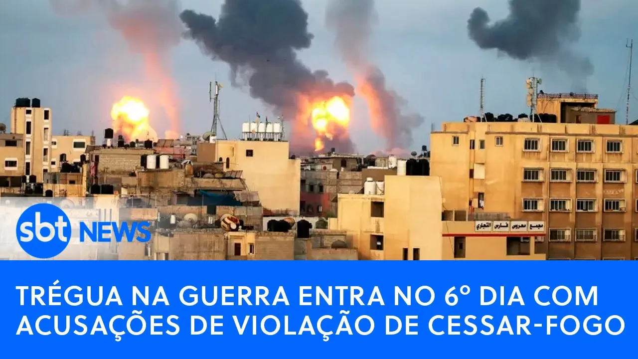 ????Brasil Agora: Trégua na guerra entra no 6º dia com acusações de violação de cessar-fogo