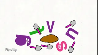 A BFB 14 Scene in TVOKids Letters Style