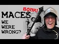 Why were FLANGED MACES ACTUALLY USED by Medieval Knights