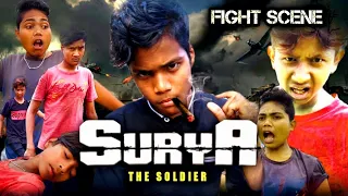 surya the soldier dubbed best fight spoof allu arjun nari peru surya kanakroy kanakremakes