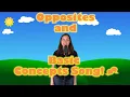 Opposites and Basic Concepts Song Songs for Speech Therapy and ELD