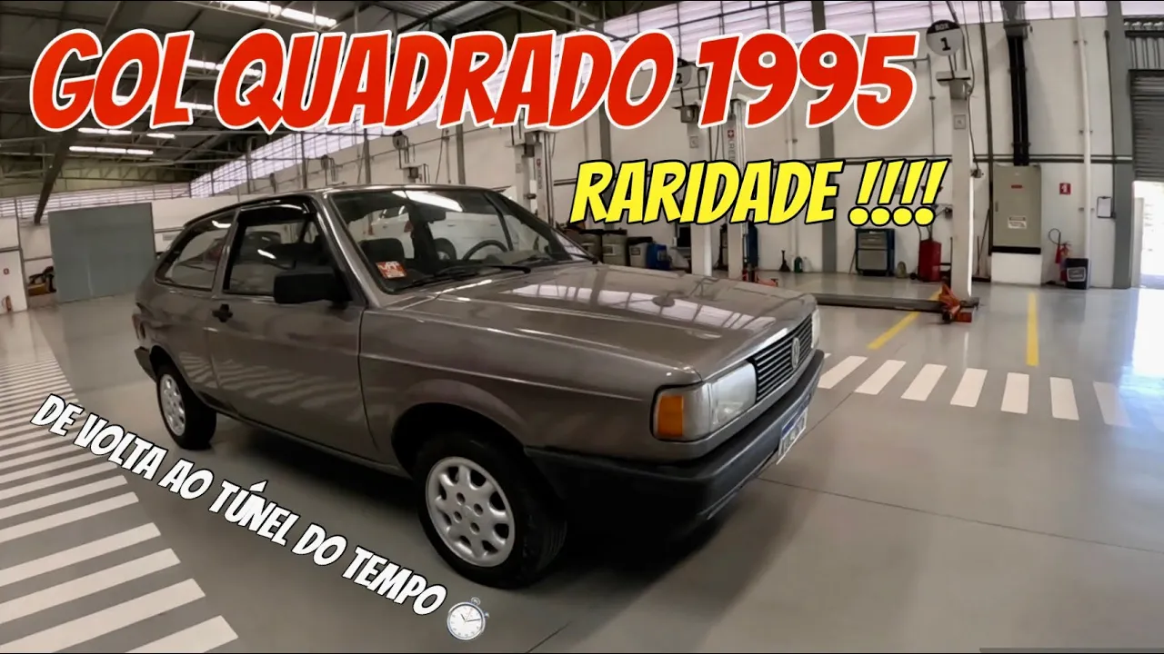 VOLKSWAGEN GOL100, 1995 O QUADRADO QUE FEZ HISTÓRIA !! #raridade