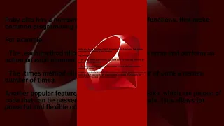 Ruby Programming Language Introduction