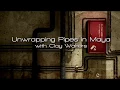 Maya Tutorial UV Mapping Pipes Quickly