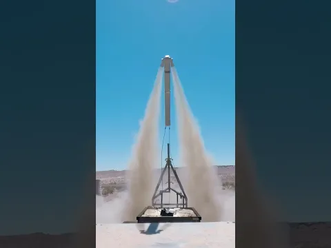 Why This Rocket Has a Rope Behind It