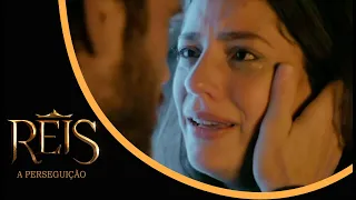 NOVELA REIS: Mical avisa Davi que Saul quer matá-lo e o ajuda a fugir
