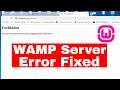 You don t have permission to access phpmyadmin on this server Can t access phpmyadmin in wamp