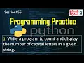 Count Upper-Case letters in String Python Tutorial in Hindi