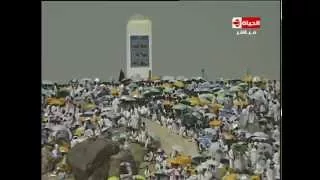 لبيك اللهم لبيك   لبيك لا شريك لك لبيك      ملايين مسلم يناجون الله في جبل عرفات دندنها