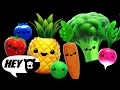 Lagu Dancing Fruit and Funky Veggies  - Hey Bear Sensory - Party Remix! - Dance Video