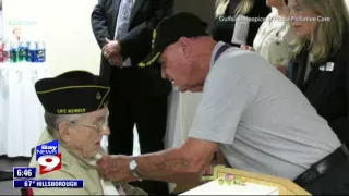 Bay News 9 - Veterans Day Pinning Ceremony