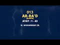 Download Lagu Judul : Murottal Merdu Muammar ZA 013 : Surat Ar-Ra'd