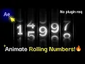 You Won t Believe How EASY Rolling Numbers Can Be in After Effects