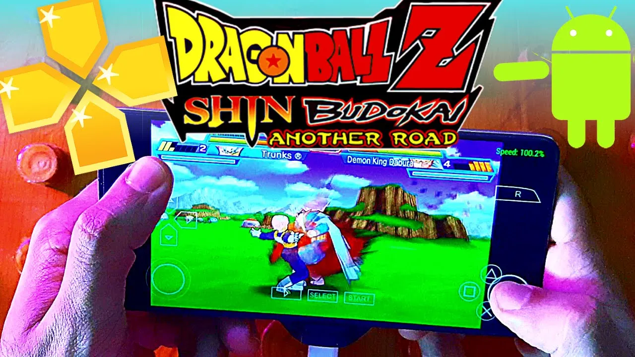 Dragon Ball Z Shin Budokai Another Road Android Gameplay - PSP Emulator PPSSPP